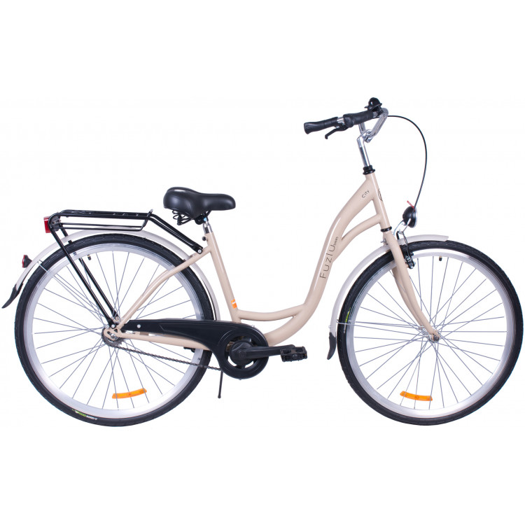 Mestský bicykel 28 Fuzlu City S-1 béžová